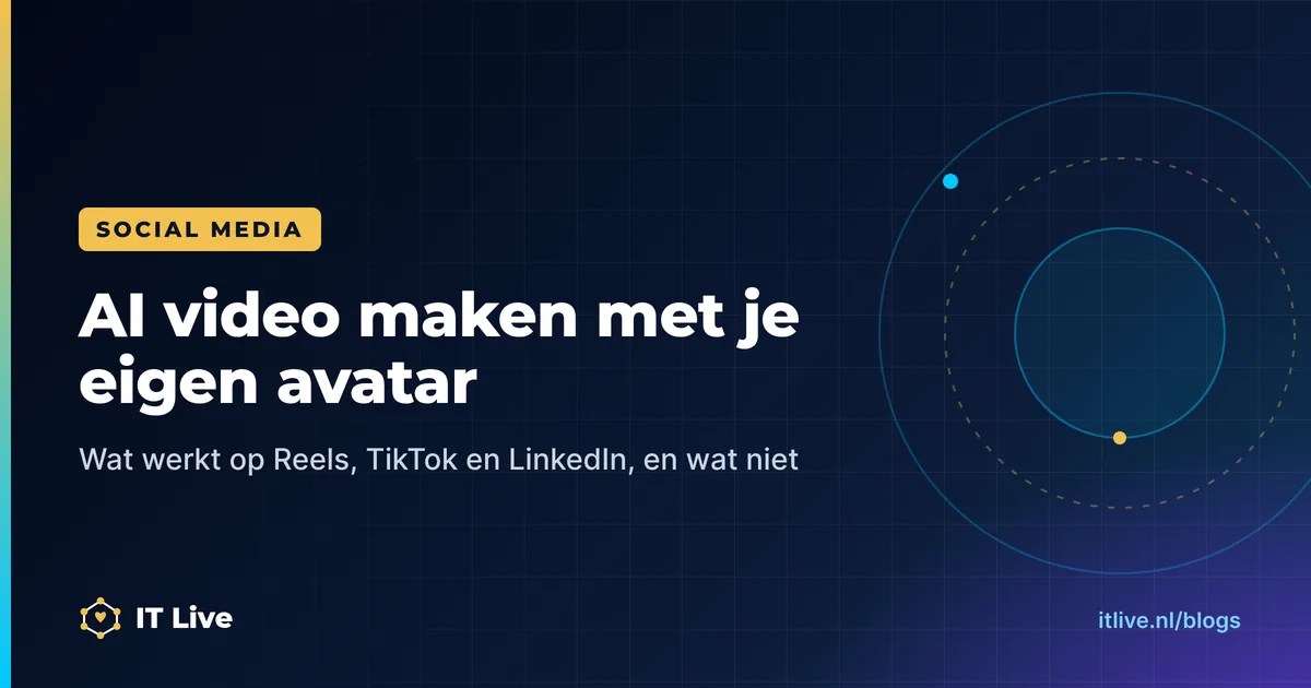 AI video maken met je eigen avatar voor social media zoals Reels en TikTok