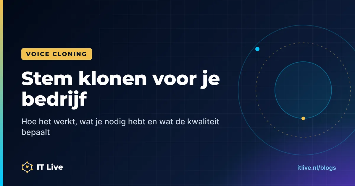 Uitleg eigen stem klonen voor je bedrijf met voice cloning