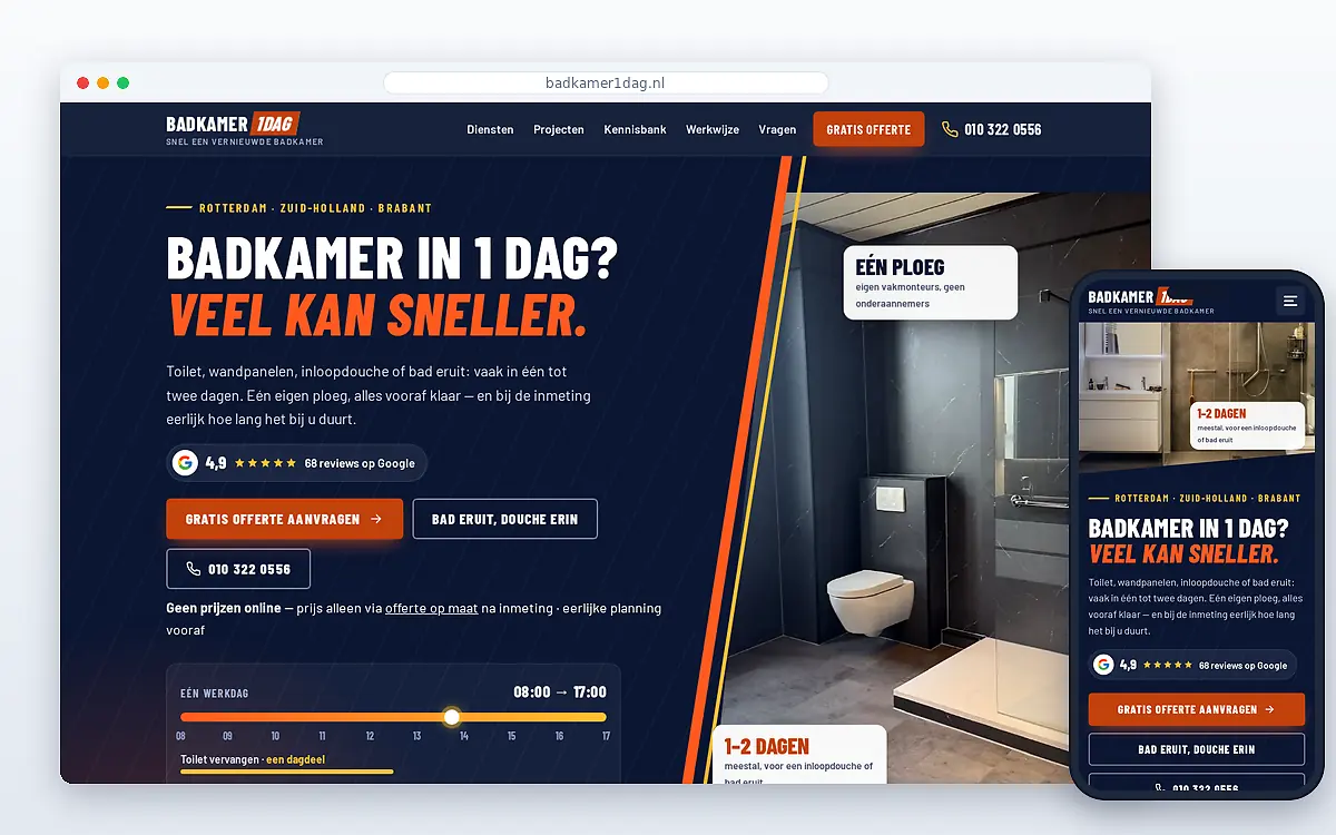 Schermafbeelding van Badkamer1dag
