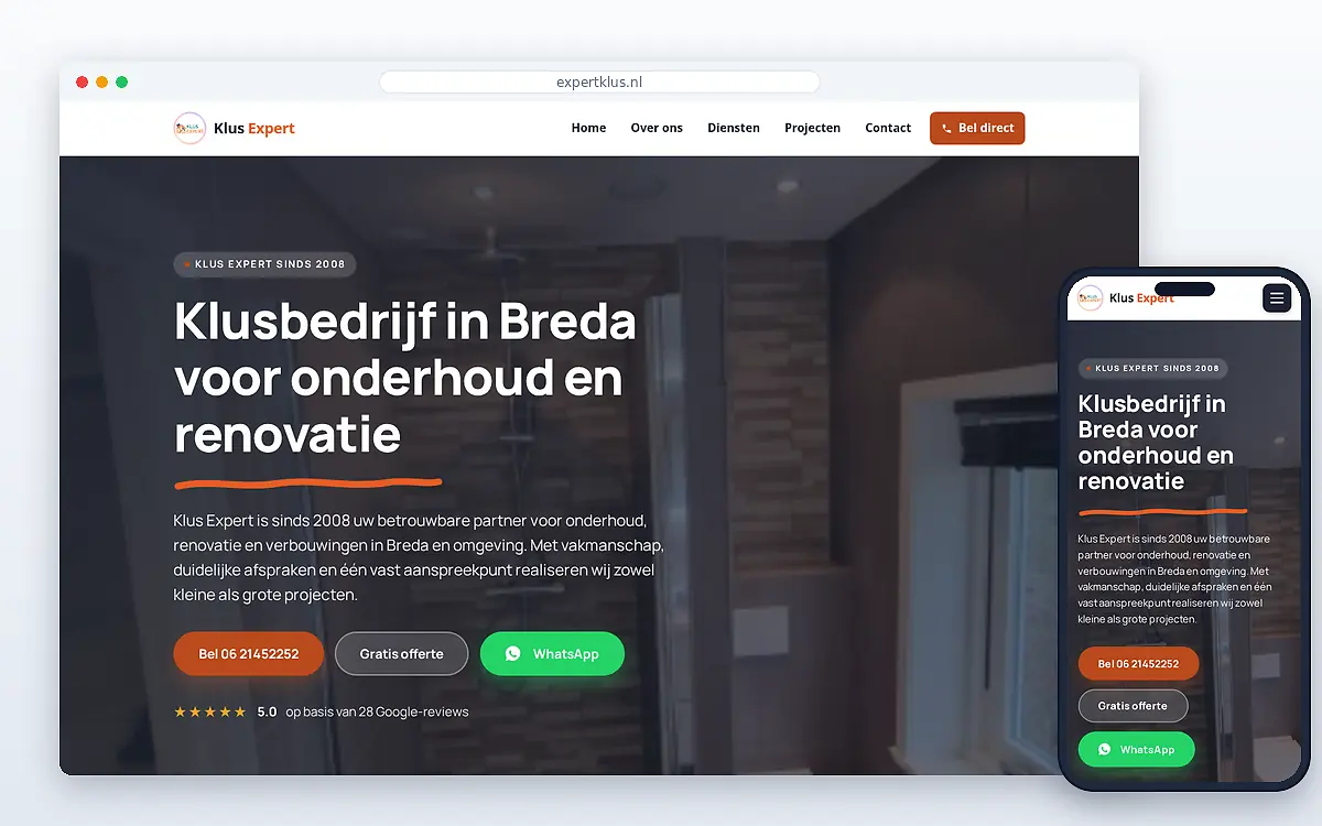 Schermafbeelding van Klus Expert