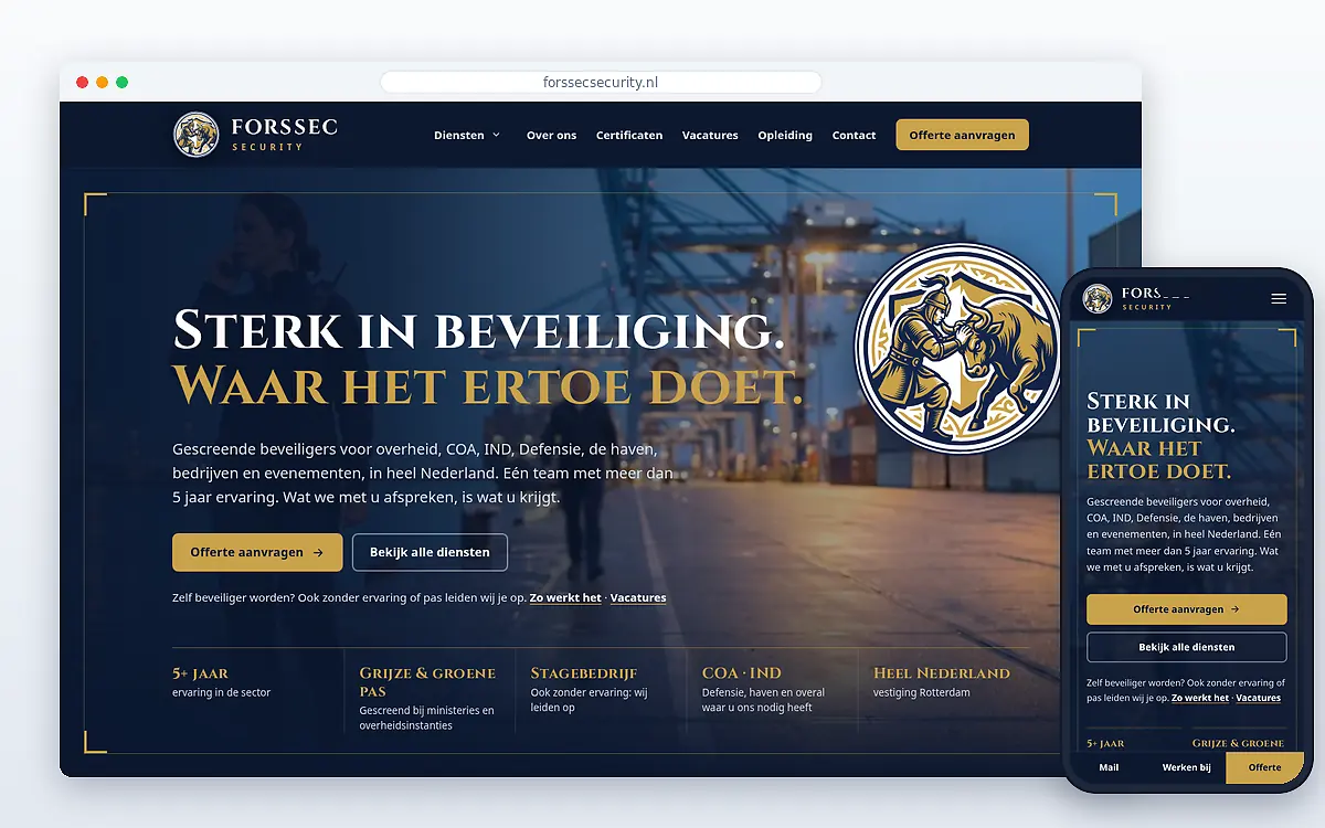 Schermafbeelding van Forssec Security