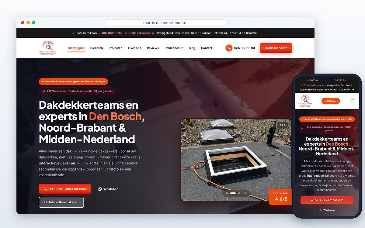 Schermafbeelding van Martis Dakonderhoud