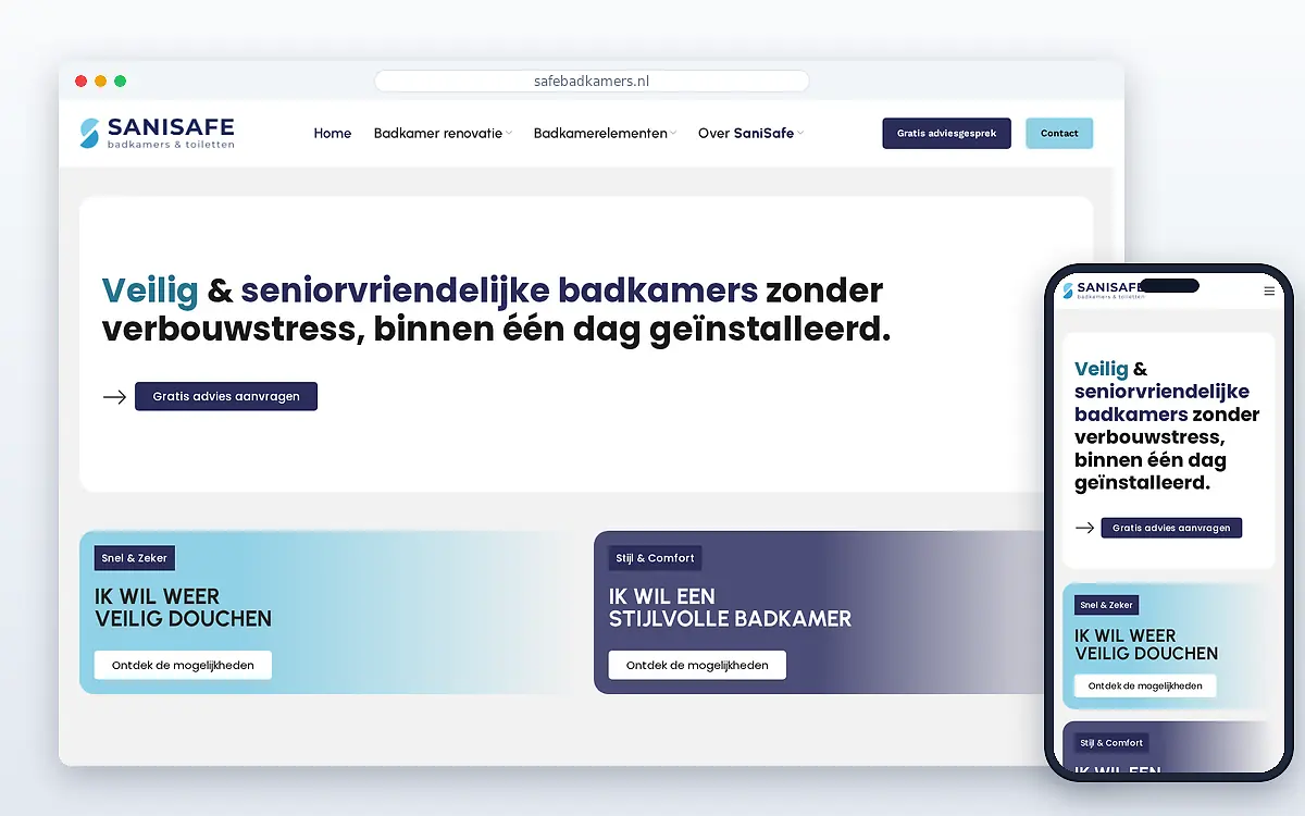 SaniSafe — Safe Badkamers