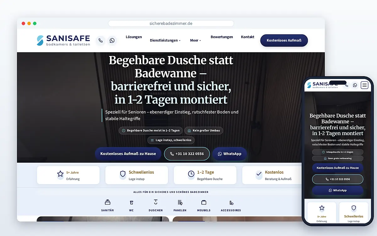 Sichere Badezimmer