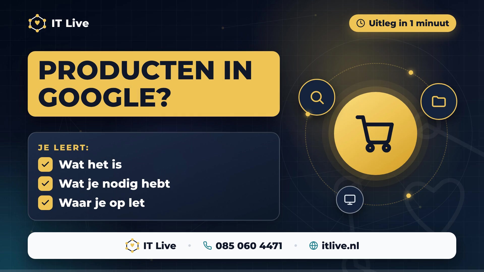 Je producten in Google: Merchant Center
