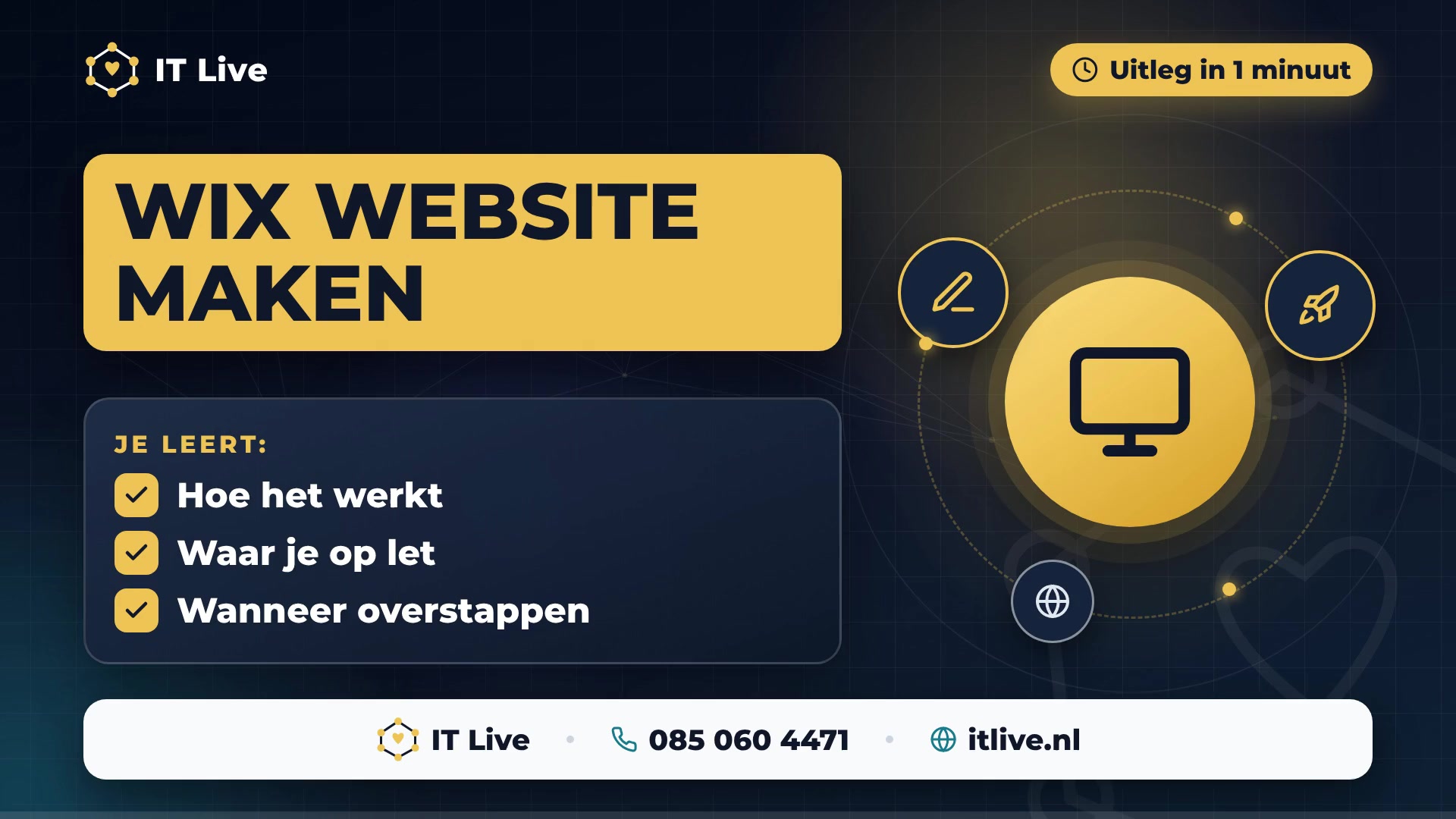 Een Wix-website maken: wat moet je weten?